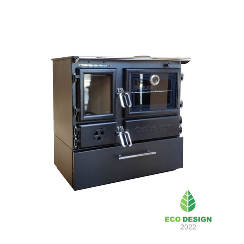 Indoor Wood Burner Stove Multifunctional Kitchen Living Room Stove for Heating Stovetop Cooking Baking Oven Eco Design Rustic Aesthetic